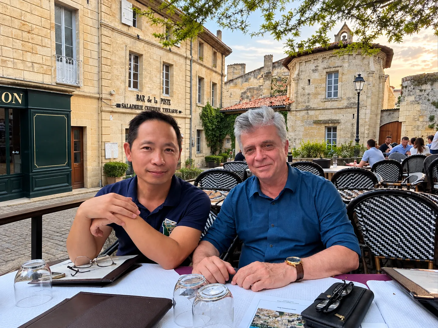 Người sáng lập Maison Trần Anh và ông Olivier SUBLETT, đồng sở hữu Château de Roques, tại Pháp