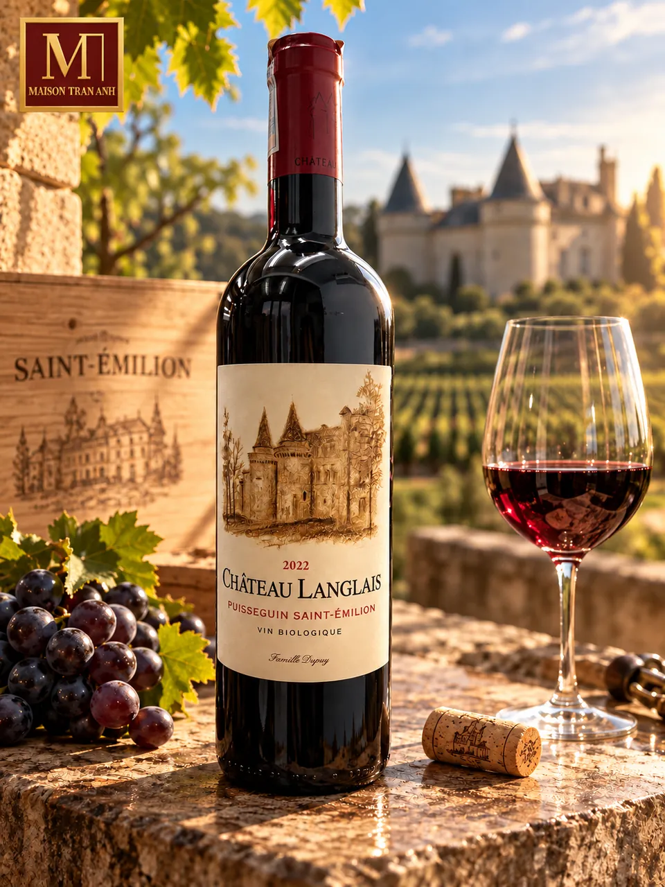 Chai Château Langlais — vang Bordeaux